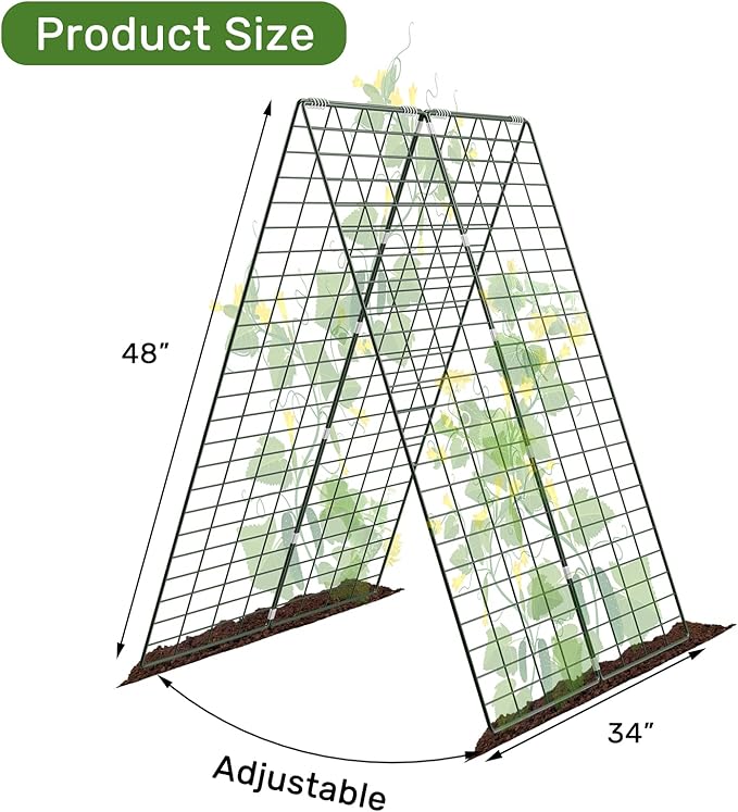 AGTEK 34" x 48" Foldable Cucumber Trellis - Image 2