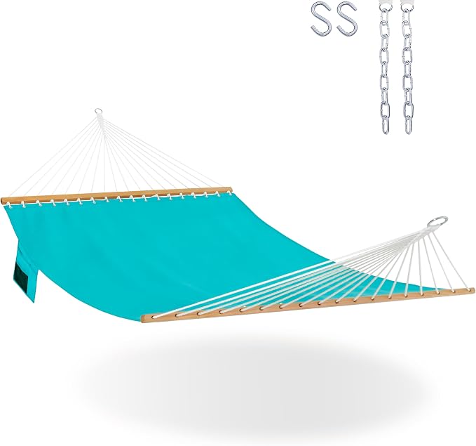 Lazy Daze Hammocks 11 FT Double Outside Hammock Quick Dry Olefin Fabric Hammock by LazyDazeHammocks