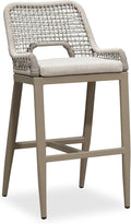 PURPLE LEAF Bar Stool 1 Piece Bar Height Metal Chair by PURPLELEAF