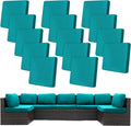 14 Pcs Stretch Patio Cushion Covers, Outdoor Couch Covers Replacement, Outdoor by BIETYONE