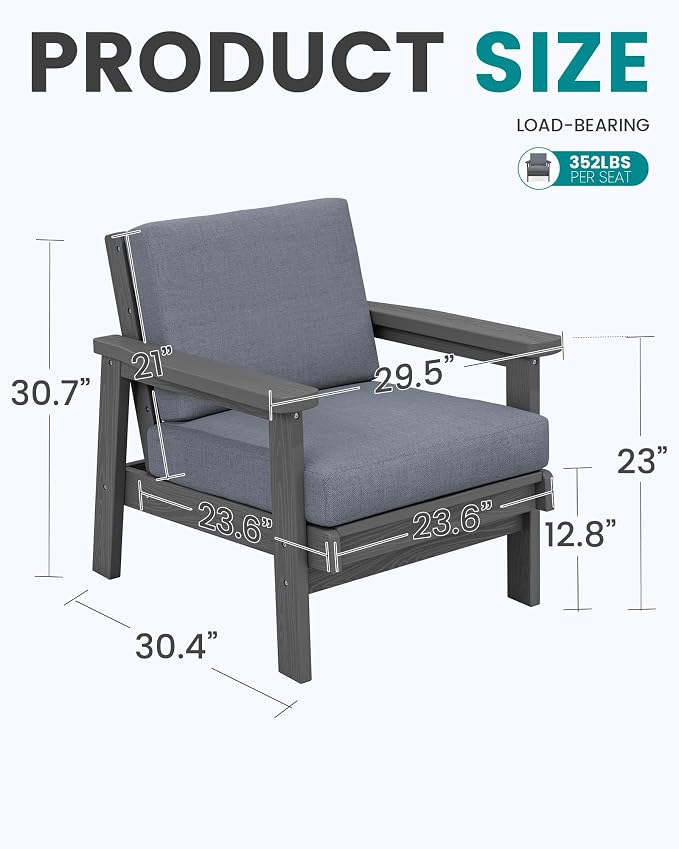 SERWALL Patio Furniture Set - Image 5