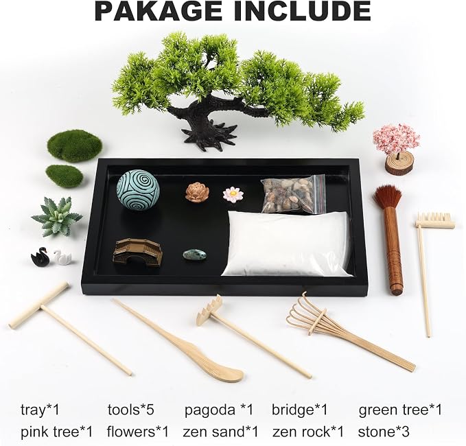 Zen Garden Kit for Desk Decor - Image 5