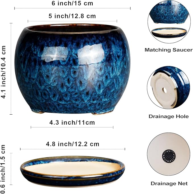 SQOWL 6 Inch Plant Pot - Image 3