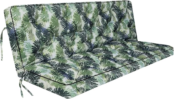 Outside Benches Cushion with Backrest, Thicken Waterproof Swing Cushions 2/3 by Unknown