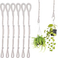 SUMERSHA 6 Pack Adjustable Macrame Plant Hanger Extenders Rope Handmade Woven by SUMERSHA