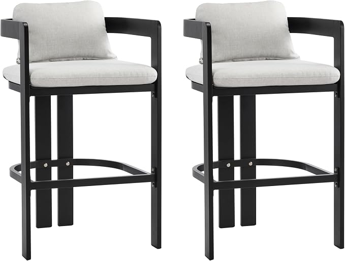 Christopher Knight Home Kimmy Outdoor Counter Height Bar Stools Set of 2 - Image 6