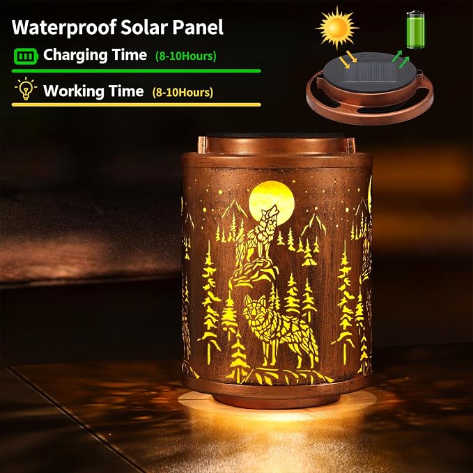Solar Lanterns Garden Decor Birthday Gifts - Image 2