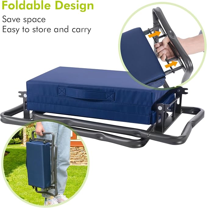 ikkle Heavy Duty Garden Kneeler Seat and Gardening Stool - Image 4