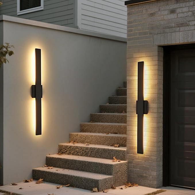 40.1inch Long Outdoor Modern LED Wall Light, Waterproof IP65 Warm White Led - Image 7