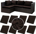 8Pcs Stretch Velvet Patio Cushion Cover, by BIETYONE