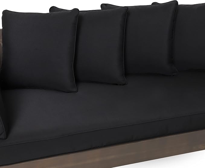 Merax Outdoor Patio Daybed Sofa, 3-Seat Sofa - Image 8