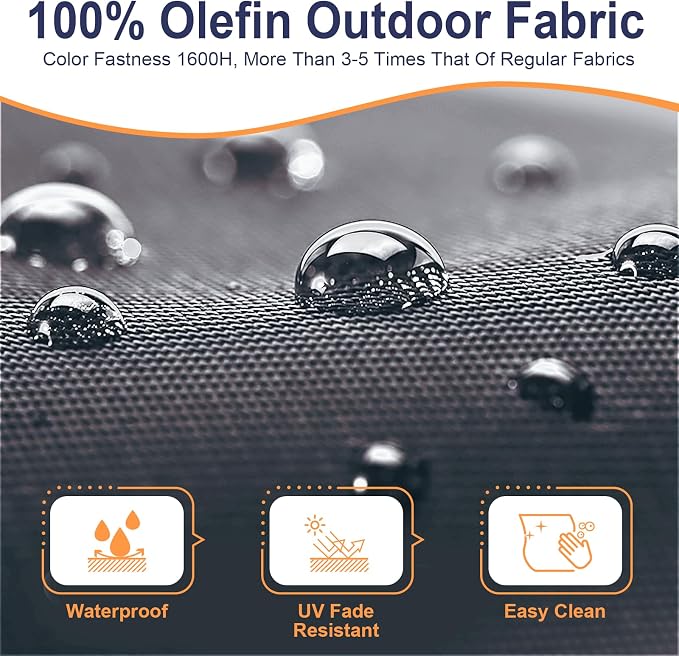 Outdoor Twin daybed Cushion Cover, - Image 2