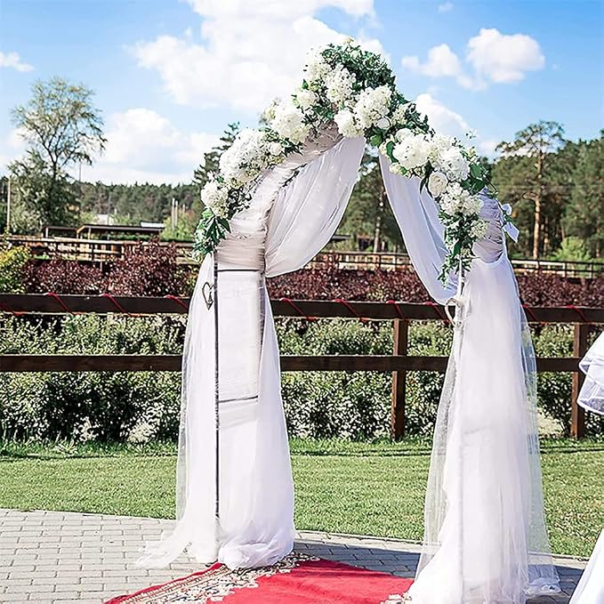 Garden Arch Trellis, Metal Pergola Arbor, Wedding Arch Flowers Frame Backdrop - Image 4