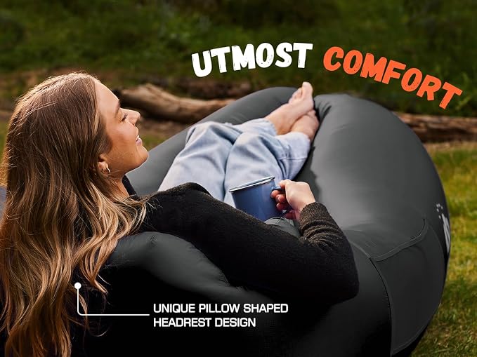 WEKAPO Inflatable Couch Air Lounger Chair - Image 6