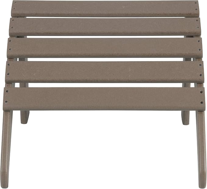 WO Home Furniture Adirondack Ottoman Outdoor Patio Footrest 13.5" Inch Folding - Image 6