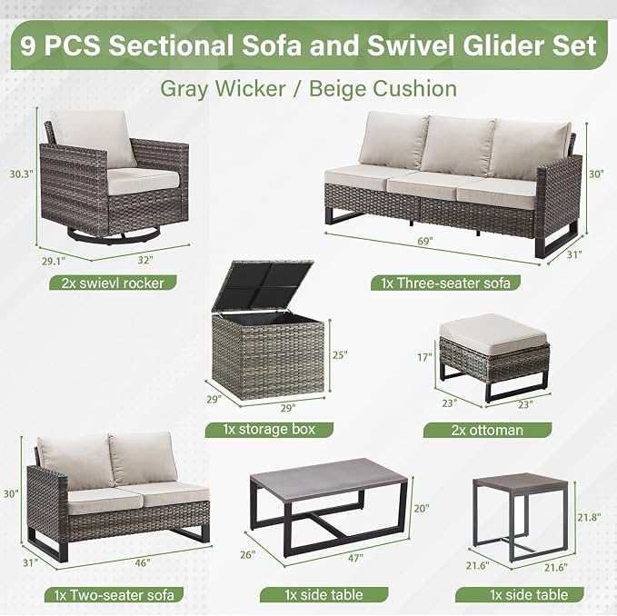 Belord Patio Conversation Set - Image 2