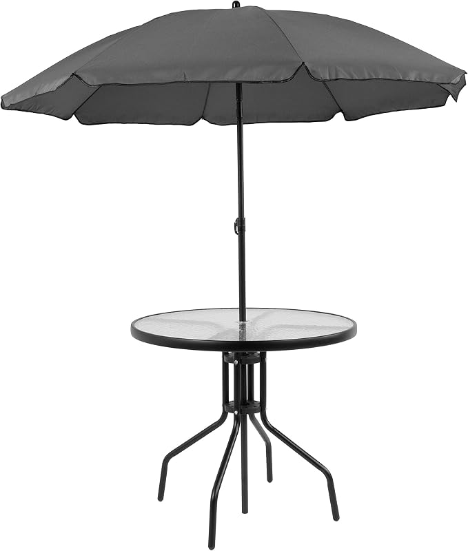 Flash Furniture Nantucket 6-Piece Patio Dining Set - Image 18
