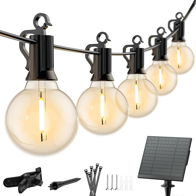 Minetom 75FT Solar String Lights Outdoor by Minetom