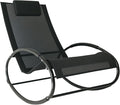 Outsunny Pool Lounger, Outdoor Rocking Lounge Chair by Outsunny