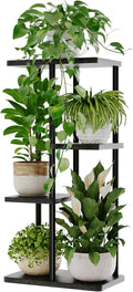 Bamworld Corner Plant Stand Indoor, 4 Tier Metal Plant Shelf by Bamworld