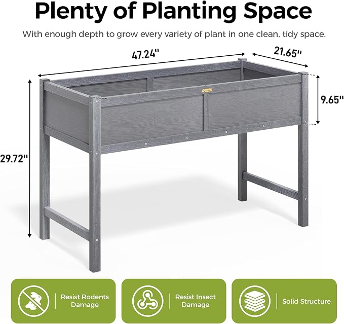 TT Nature HDPE Raised Garden Bed - Image 2