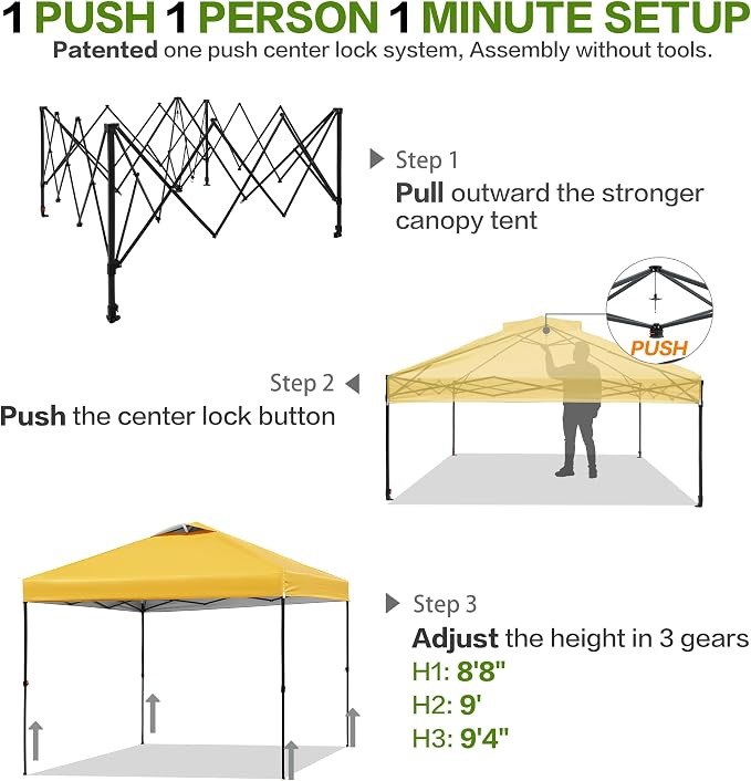 10'x10' Pop Up Canopy Tent - Image 4