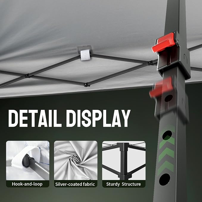 CROWN SHADES 10x10 Pop Up Canopy - Image 5