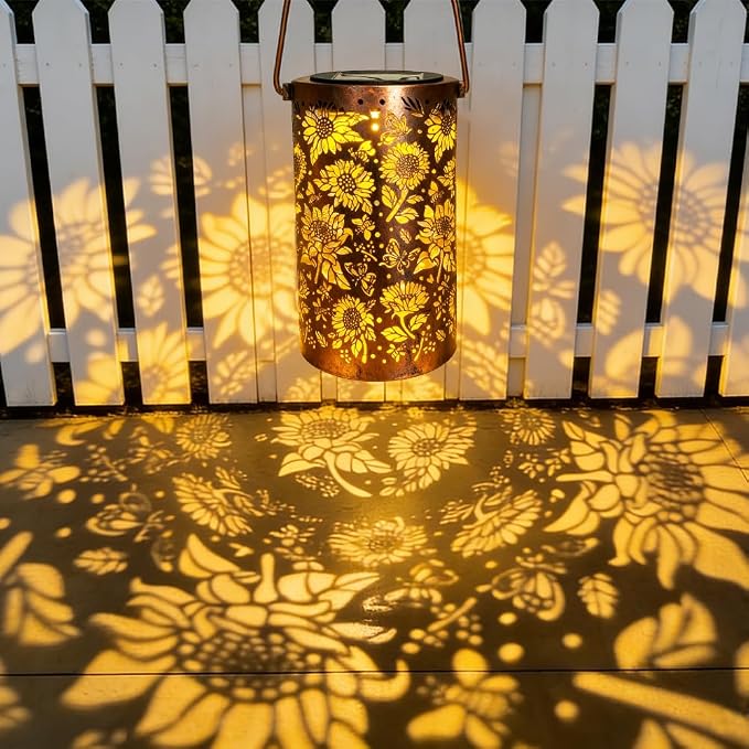 Gardening Birthday Gifts for Mom Women Grandma, Solar Lanterns Outdoor - Image 4