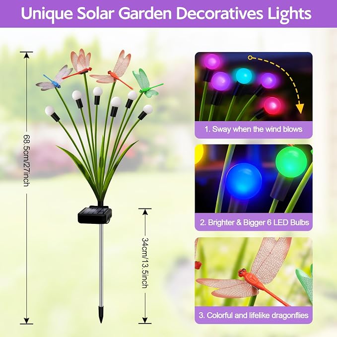 Solar Garden Lights Outdoor - Image 2
