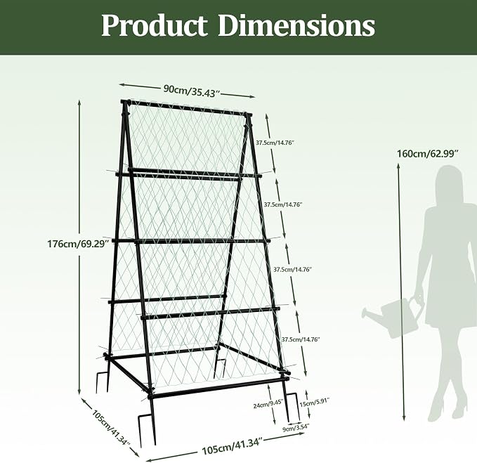 unho Garden Trellis for Climbing Plants - Image 2