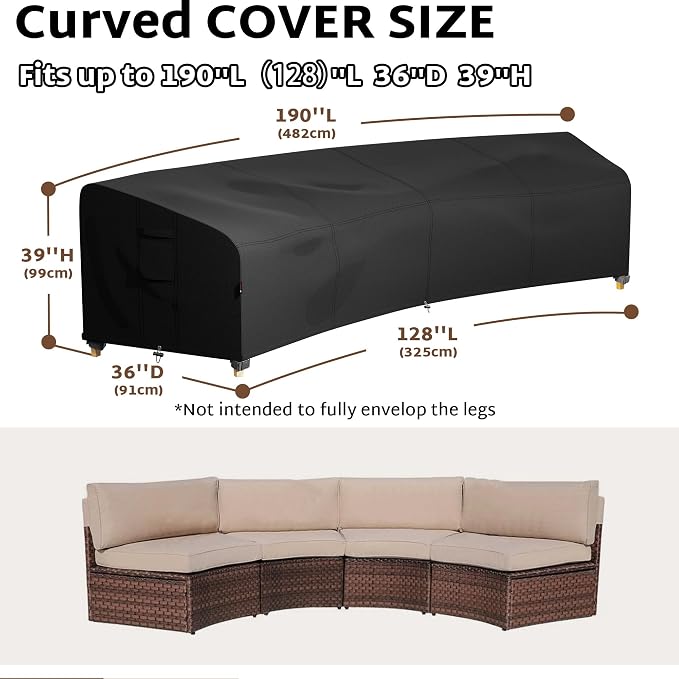 iBirdie Outdoor Sectional Cover - Image 4