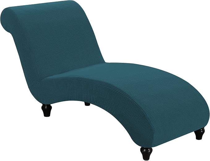 FantasDecor Chaise Lounge Cover Stretch Armless Chair Slipcover by FantasDecor