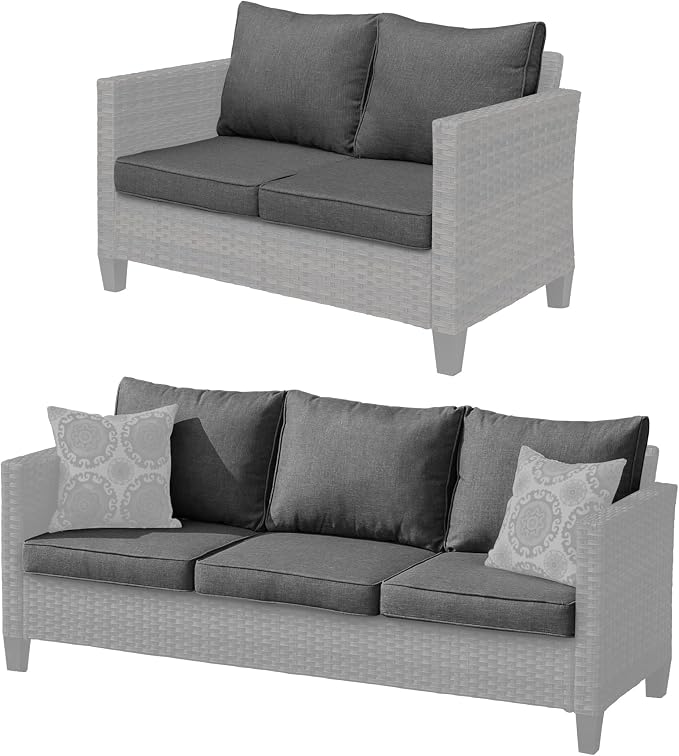 ovios Patio Cushion Covers, Waterproof Cushion Cover - Image 2