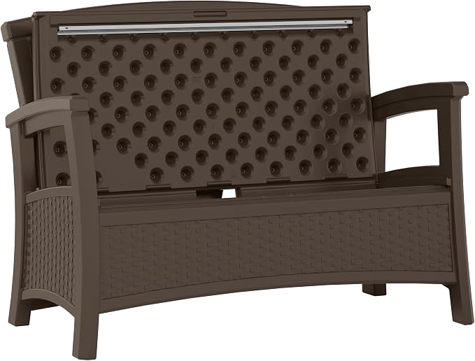 Suncast Outdoor Wicker Love Seat - Image 8