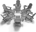 Adjustable Adirondack Chair by NAVINE