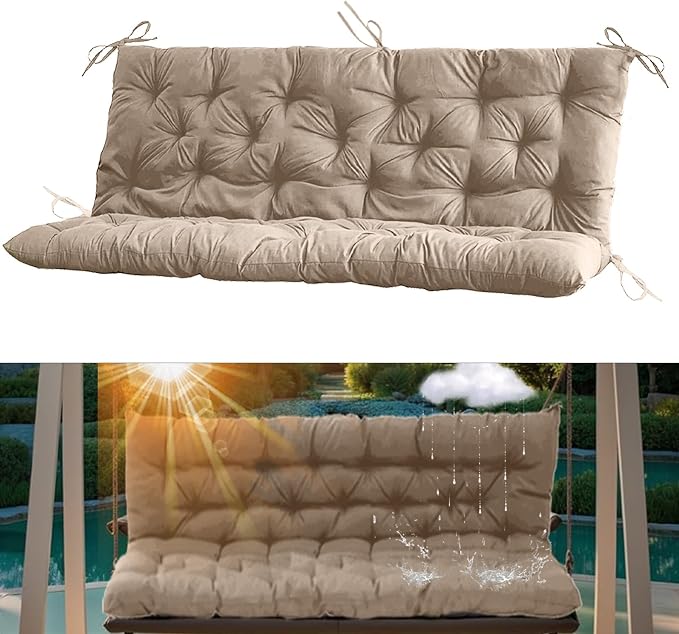 2-3 Seat Swing Replacement Cushion, Outdoor Bench Cushions by serhirst