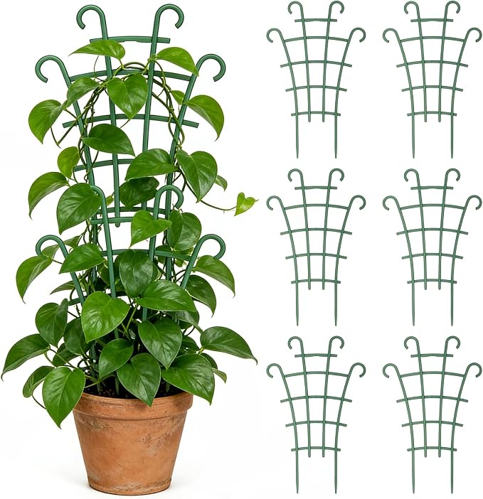 6PCS Plant Support Stakes, Stackable Plant Trellis by Unknown