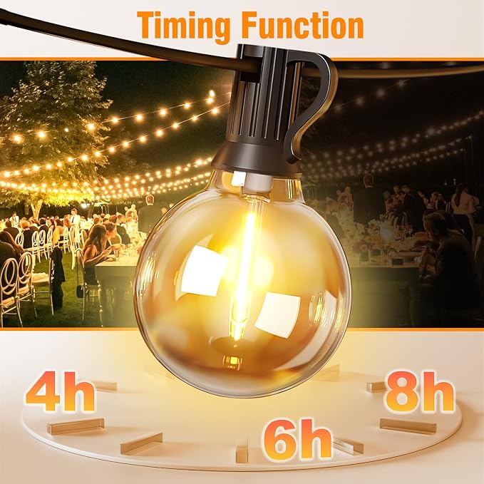 Nisocy Solar String Lights Outdoor Waterproof - Image 3