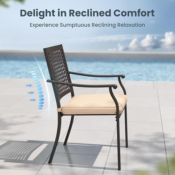 PHI VILLA 7 Pieces Outdoor Dining Set - Image 5