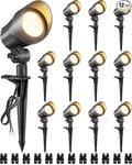 SUNVIE 6W Low Voltage Landscape Lights LED Low Voltage Lighting Warm White by SUNVIE
