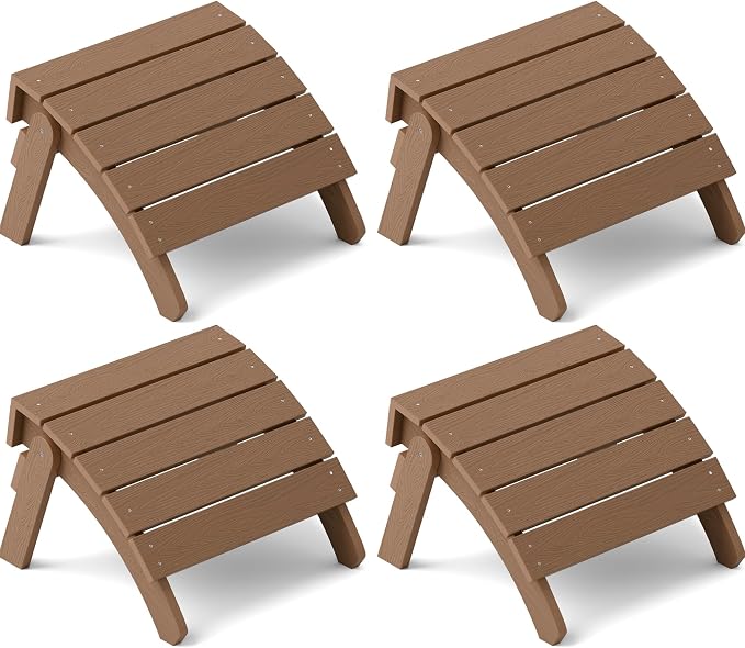 YEFU Adirondack Ottoman, Patio Foot Rest, Adirondack Foot Rest by YEFU