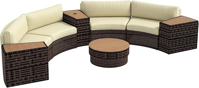 Outsunny 8 Piece Patio Furniture Set by Outsunny