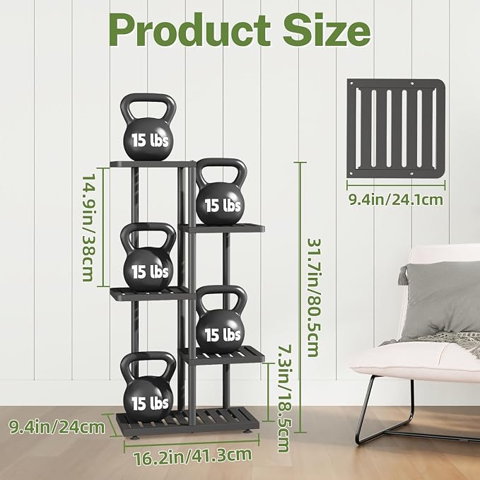 iDavosic.ly Plant Stand Indoor Outdoor, 4-Tier Tall Metal Flower Shelf - Image 3