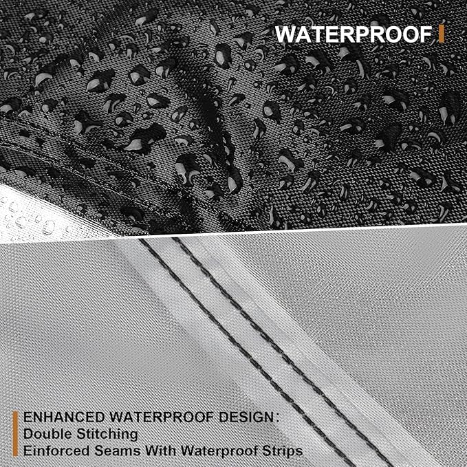 Outdoor Daybed Cover Heavy Duty 600D Weather-Resistant Waterproof Patio Sunbed - Image 6