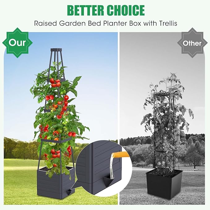 4 Pack Raised Garden Bed Planter Box - Image 3