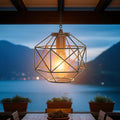 Hanging Solar Lantern, 7.8′′×7′′Outdoor Solar Lanterns Waterproof Pendant Light by Unknown