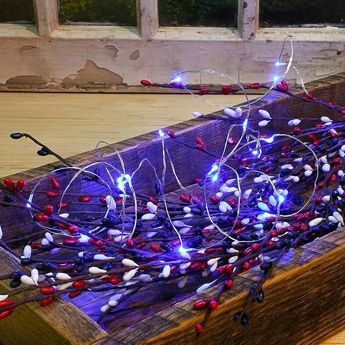 2 Pack Solar Powered Fairy String Lights Outdoor Waterproof 8 Modes Twinkle - Image 4