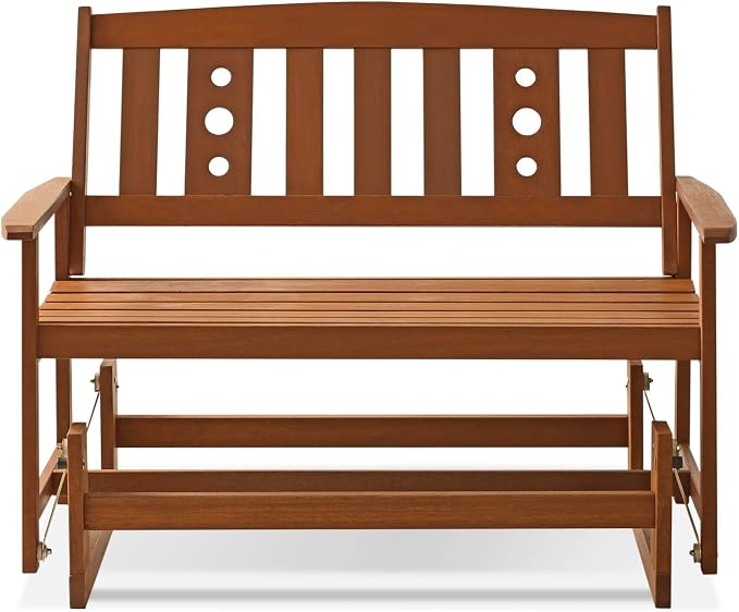 FURINNO FG17485 Tioman Outdoor Hardwood New Mexico Glider - Image 4