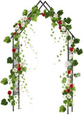 Heavy-Duty Garden Arch Trellis, 7.87 x 3.93 ft Metal Arbor by Unknown
