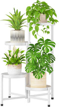 iDavosic.ly 4 Tier Large Plant Stand Indoor, 10 Inch Wide Tall Corner Metal by iDavosicly